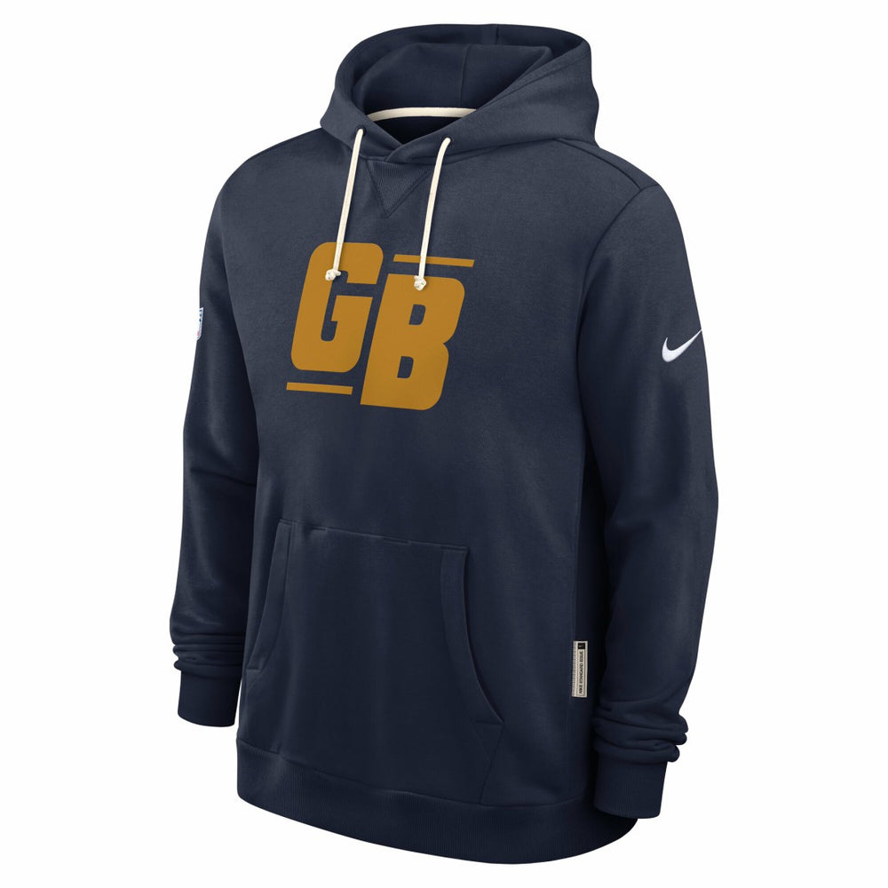 Green Bay Packers The 1923 Classic Sideline Dri-FIT Pullover Hoodie - Navy Hoodies