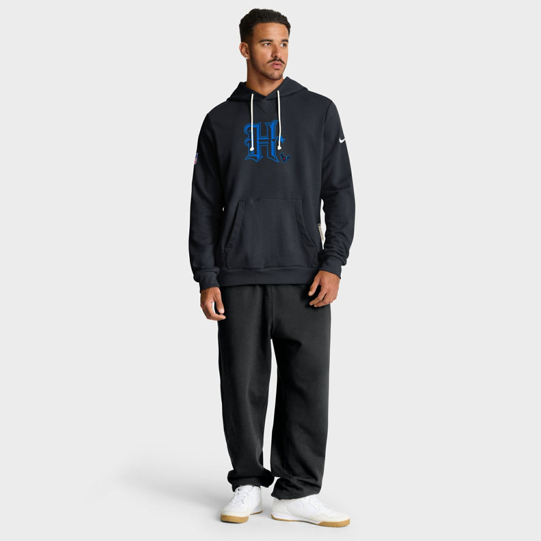Houston Texans Sideline Standard Issue Alt 2 Dri-FIT Hoodie - Navy Hoodies