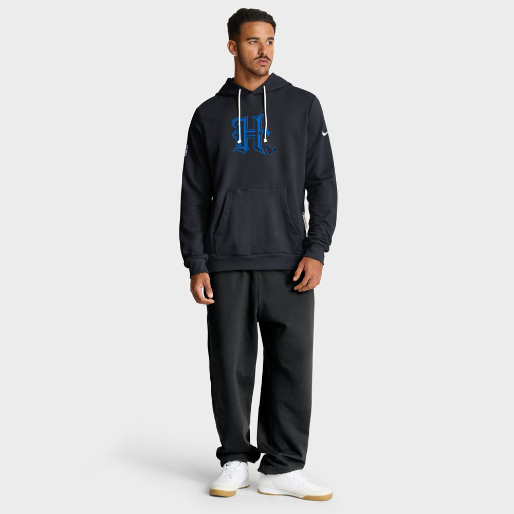 Houston Texans Sideline Standard Issue Alt 2 Dri-FIT Hoodie - Navy Hoodies