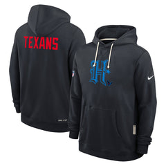 Houston Texans Sideline Standard Issue Alt 2 Dri-FIT Hoodie - Navy Hoodies