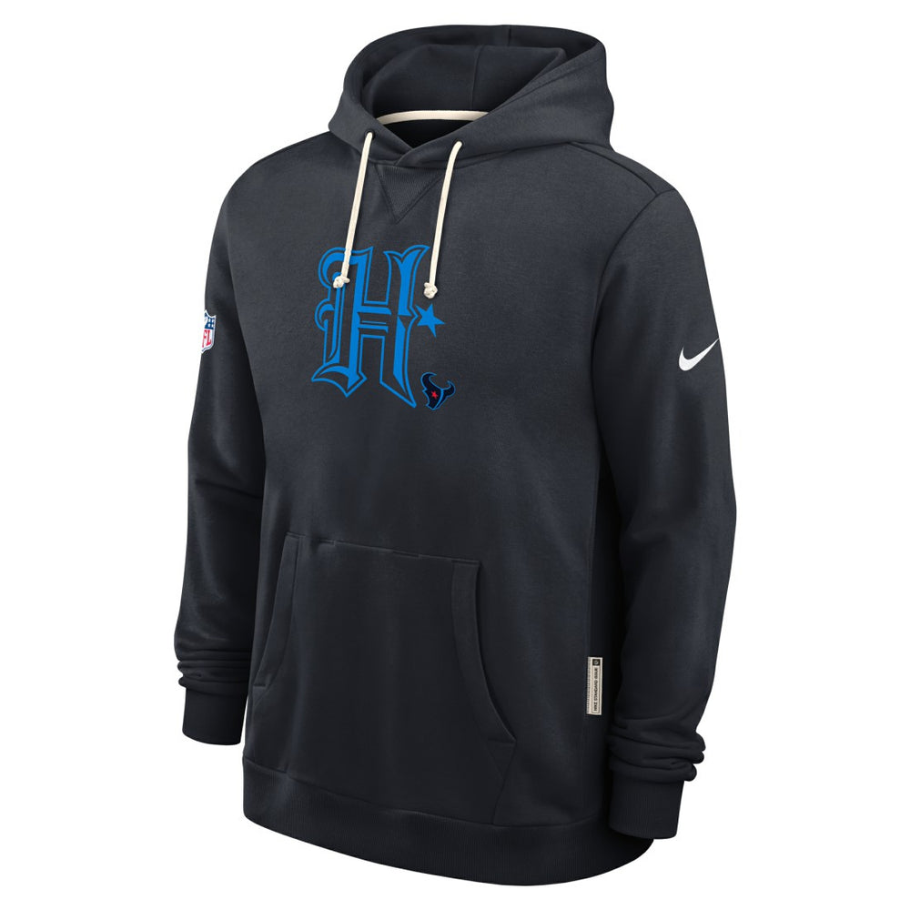 Houston Texans Sideline Standard Issue Alt 2 Dri-FIT Hoodie - Navy Hoodies