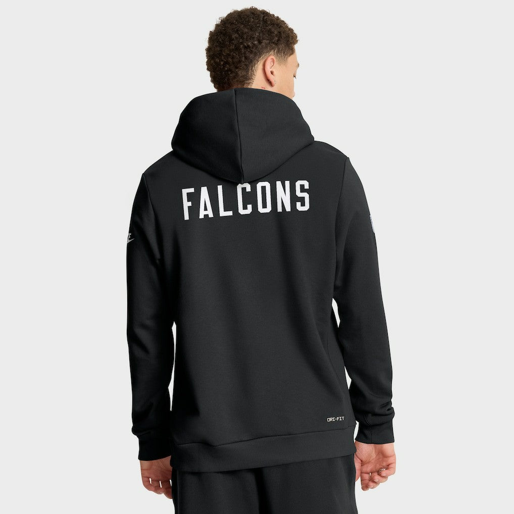 Atlanta Falcons Sideline Standard Issue Alt 2 Dri-FIT Hoodie - Black Hoodies