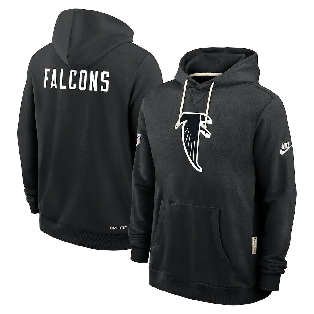Atlanta Falcons Sideline Standard Issue Alt 2 Dri-FIT Hoodie - Black Hoodies