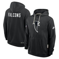 Atlanta Falcons Sideline Standard Issue Alt 2 Dri-FIT Hoodie - Black Hoodies