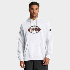 Cleveland Browns Sideline Standard Issue Alt 2 Dri-FIT Hoodie - White Hoodies