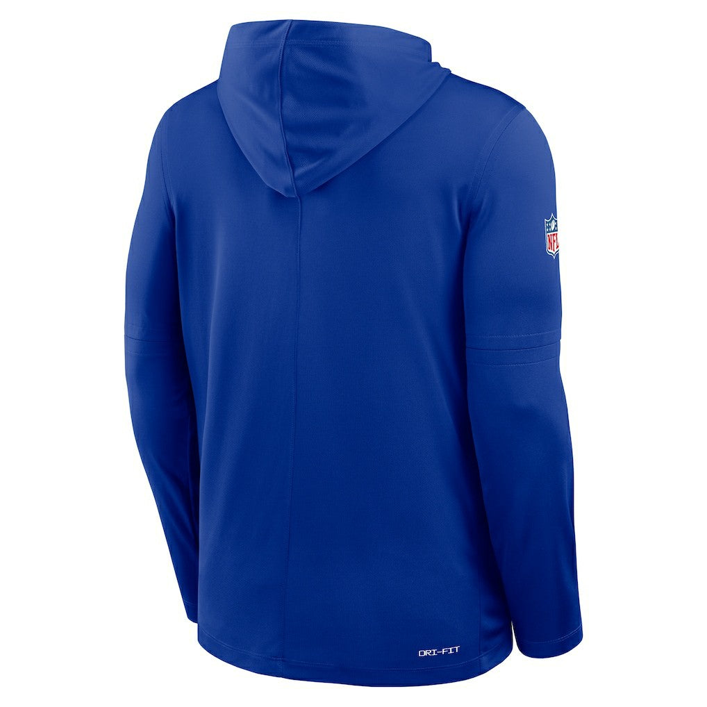 Dallas Cowboys Sideline Alt Pack Dri-FIT Lightweight Hooded Top - Royal Tops