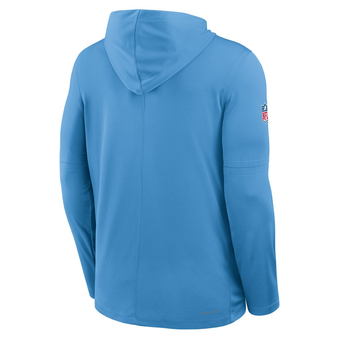 Tennessee Titans Sideline Oilers Throwback Dri-FIT Long Sleeve Hoodie T-Shirt - Light Blue Hoodies