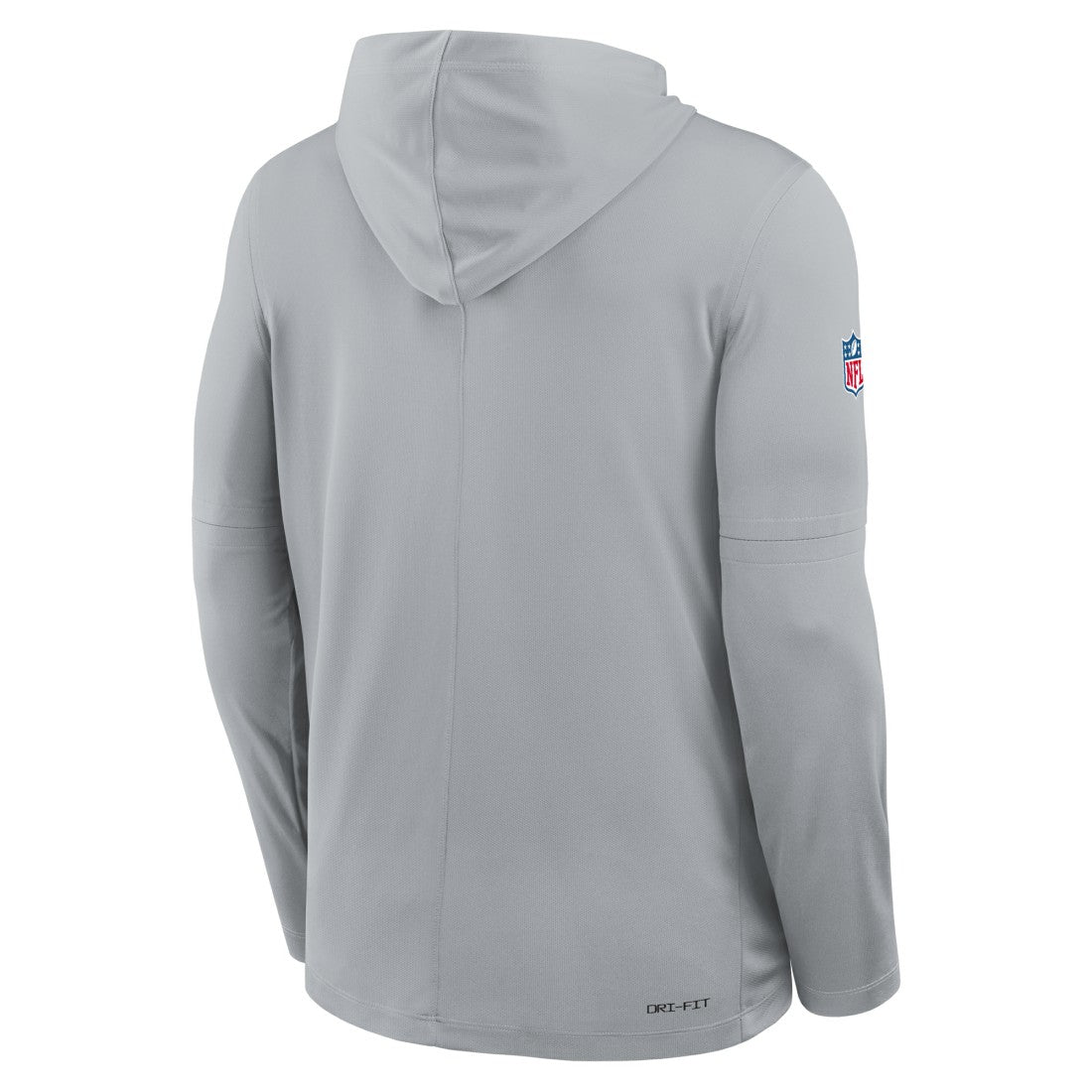 Detroit Lions Sideline Pure Fury Performance Long Sleeve Hoodie T-Shirt - Gray Hoodies