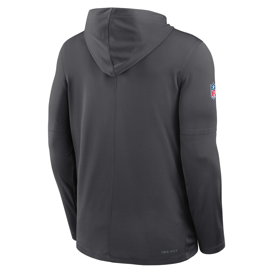 Green Bay Packers Sideline Pure Fury Performance Long Sleeve Hoodie T-Shirt - Anthracite Hoodies
