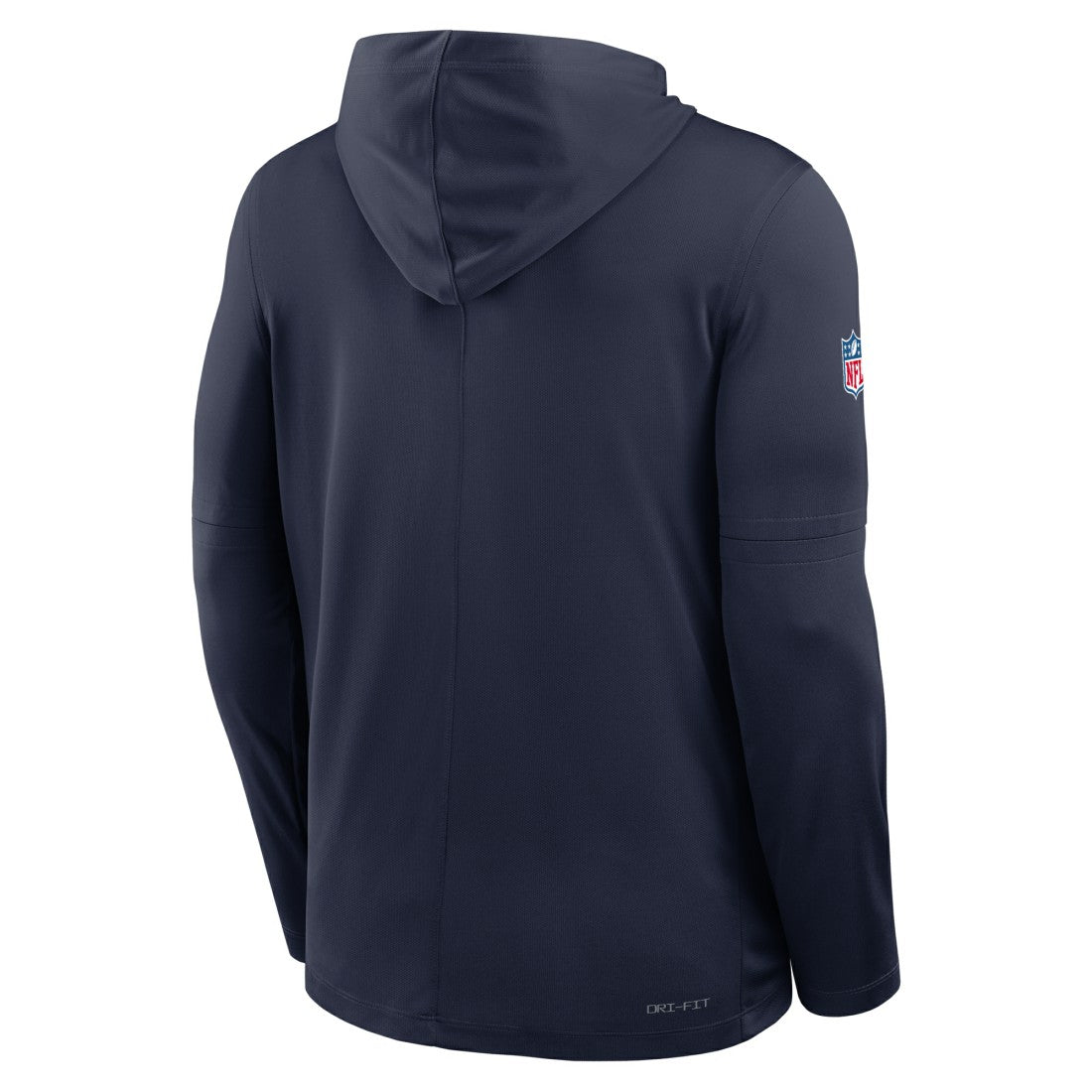 Seattle Seahawks Sideline Pure Fury Performance Long Sleeve Hoodie T-Shirt - College Navy Hoodies