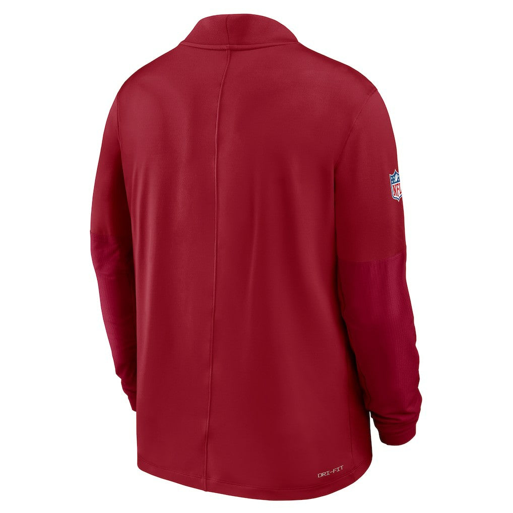 Arizona Cardinals Sideline Dri-FIT Half-Zip Pullover - Cardinal Pullover