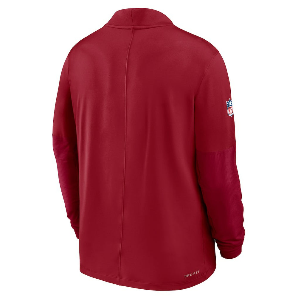 Arizona Cardinals Sideline Dri-FIT Half-Zip Pullover - Cardinal Pullover