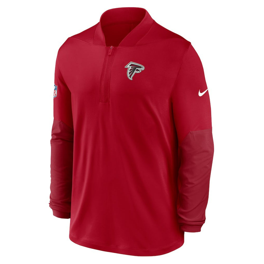 Atlanta Falcons Sideline Dri-FIT Half-Zip Pullover - Red Pullover