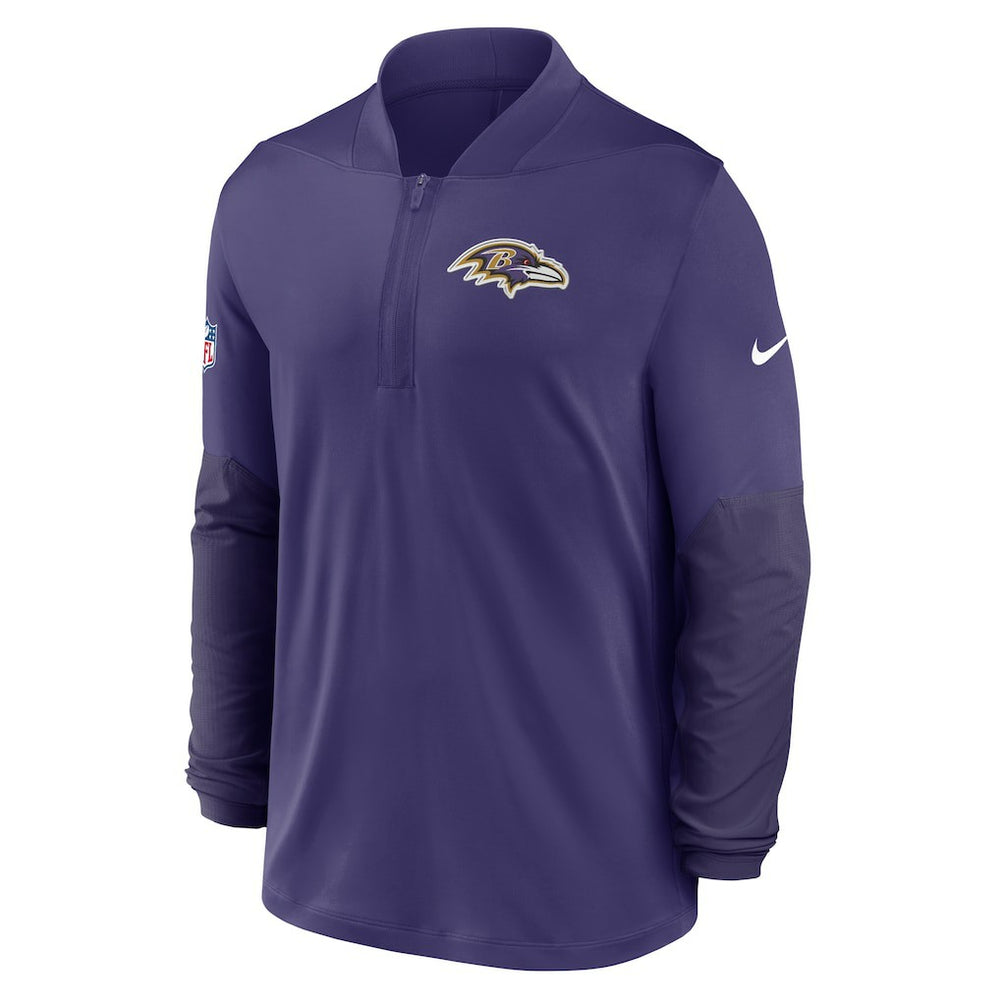 Baltimore Ravens Sideline Dri-FIT Half-Zip Pullover - Purple Pullover