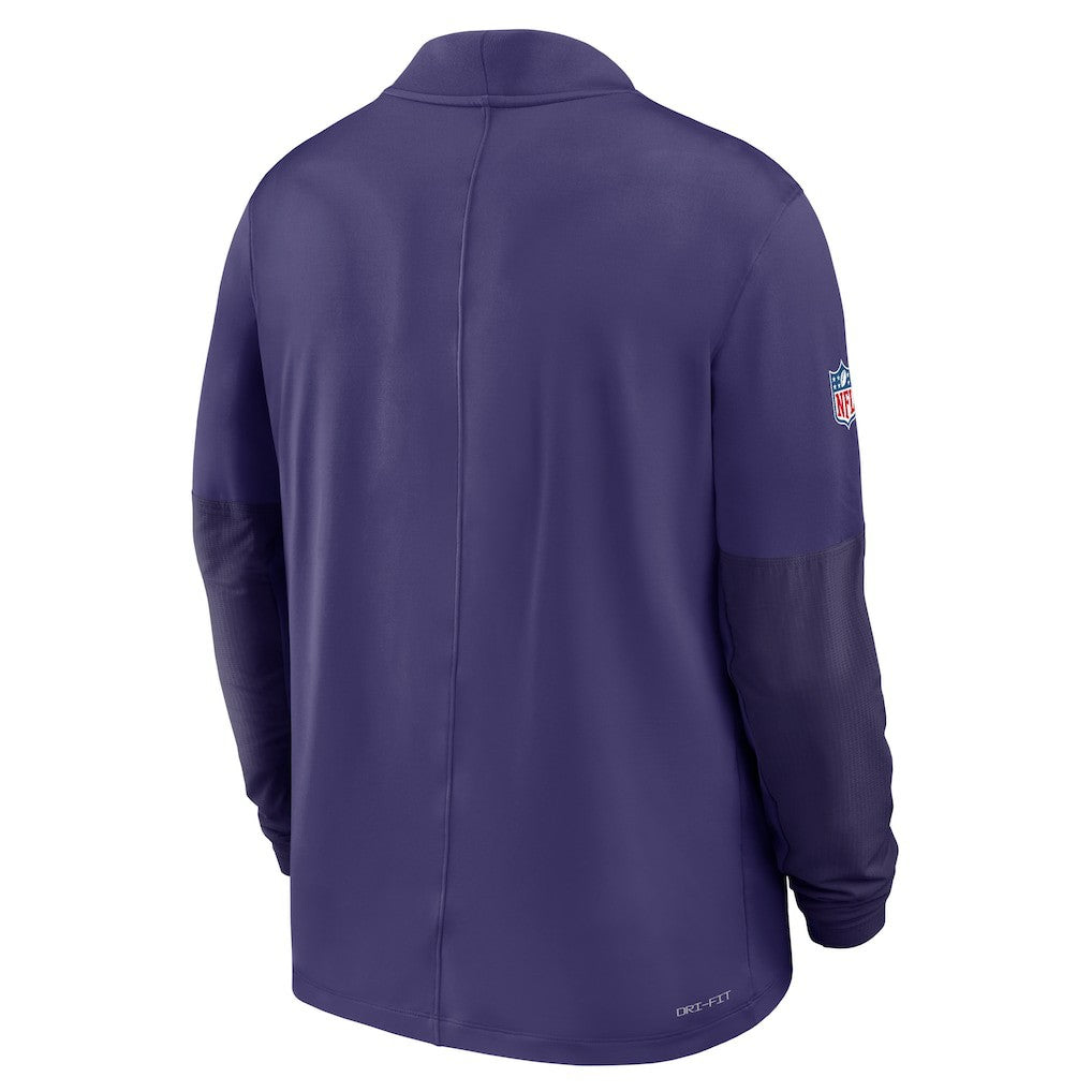 Baltimore Ravens Sideline Dri-FIT Half-Zip Pullover - Purple Pullover
