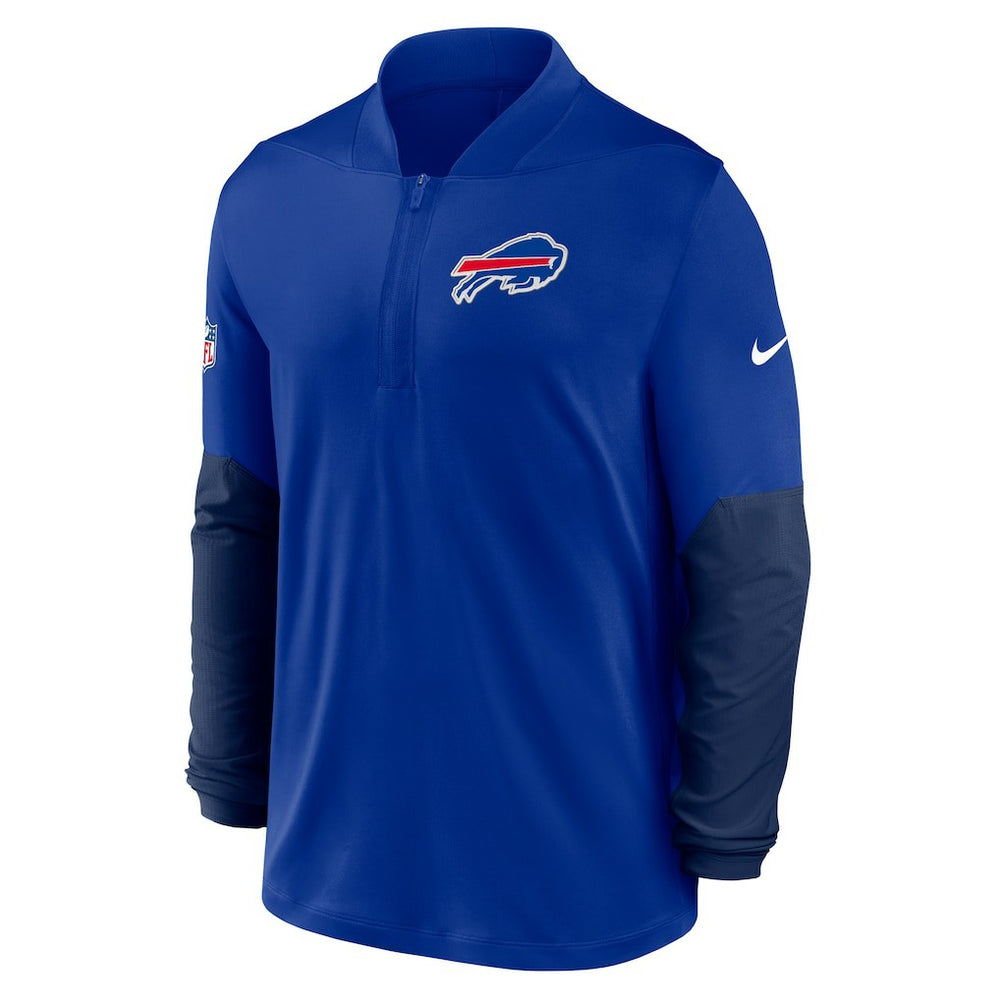 Buffalo Bills Sideline Dri-FIT Half-Zip Pullover - Royal Pullover