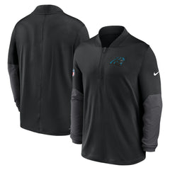 Carolina Panthers Sideline Dri-FIT Half-Zip Pullover - Black Pullover