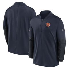 Chicago Bears Sideline Dri-FIT Half-Zip Pullover - Navy Pullover