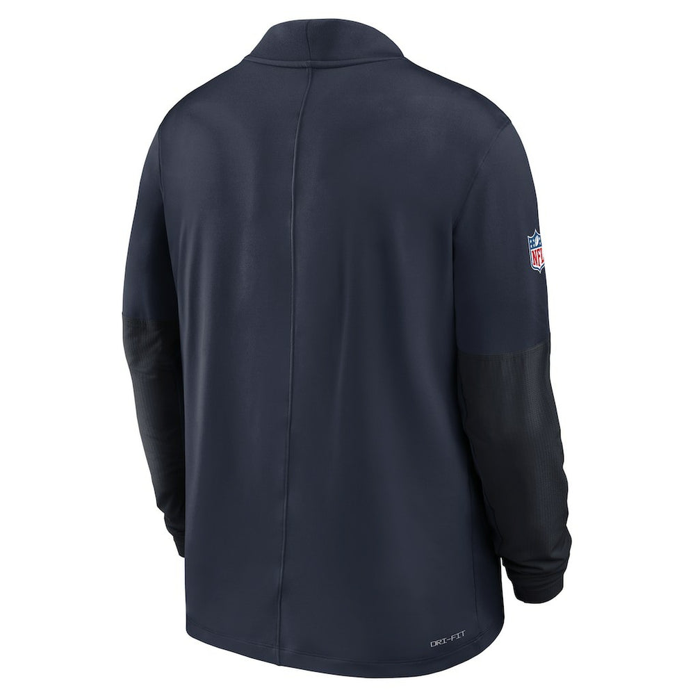 Chicago Bears Sideline Dri-FIT Half-Zip Pullover - Navy Pullover