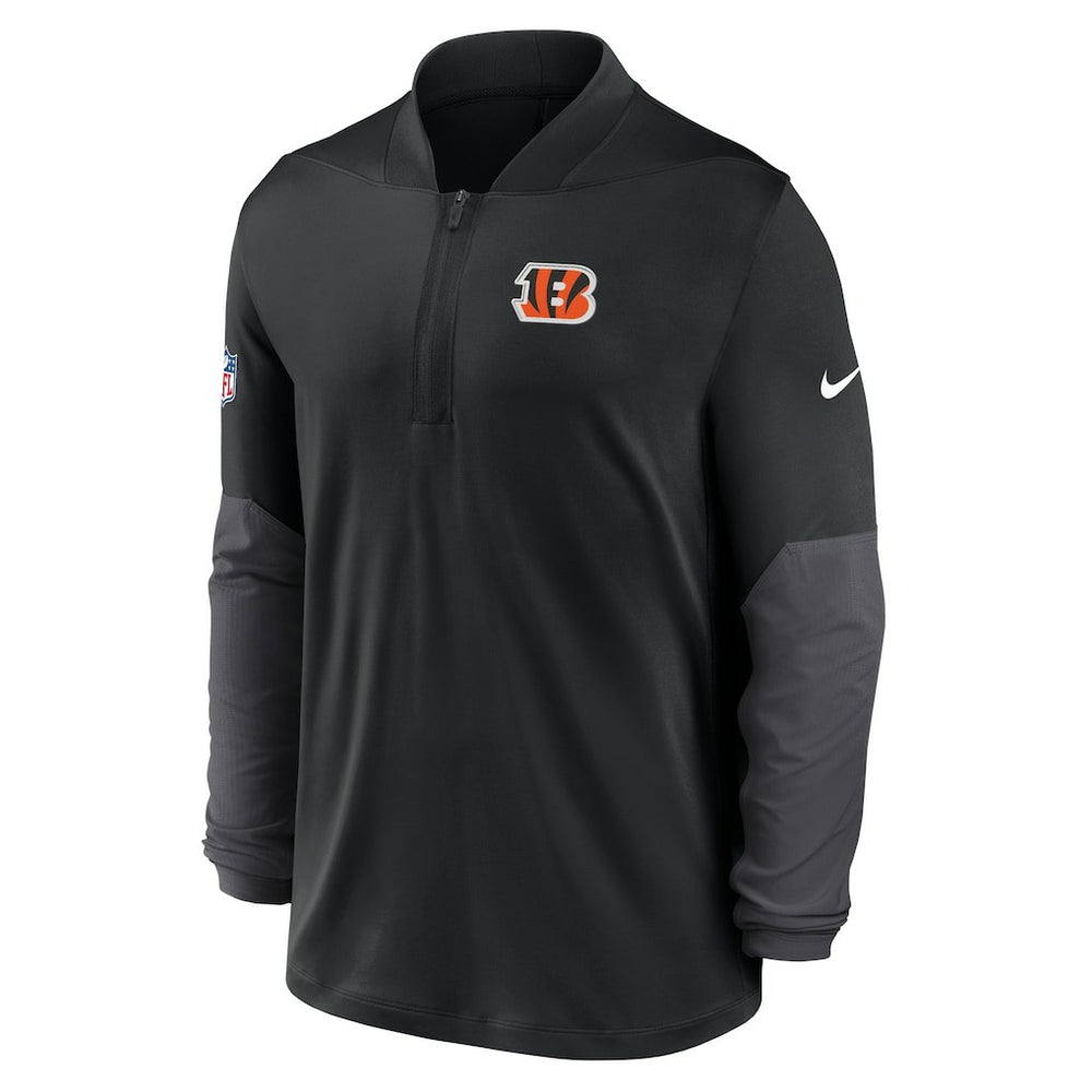 Cincinnati Bengals Sideline Dri-FIT Half-Zip Pullover - Black Pullover