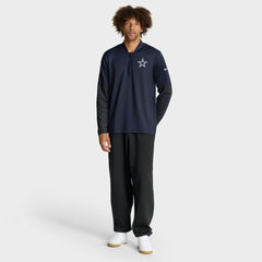 Dallas Cowboys Sideline Dri-FIT Half-Zip Pullover - Navy Pullover