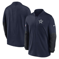 Dallas Cowboys Sideline Dri-FIT Half-Zip Pullover - Navy Pullover
