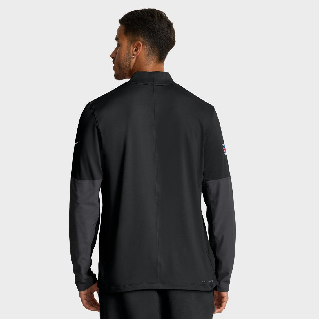 Detroit Lions Sideline Dri-FIT Half-Zip Pullover - Black Pullover