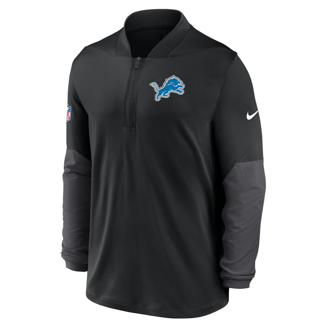 Detroit Lions Sideline Dri-FIT Half-Zip Pullover - Black Pullover