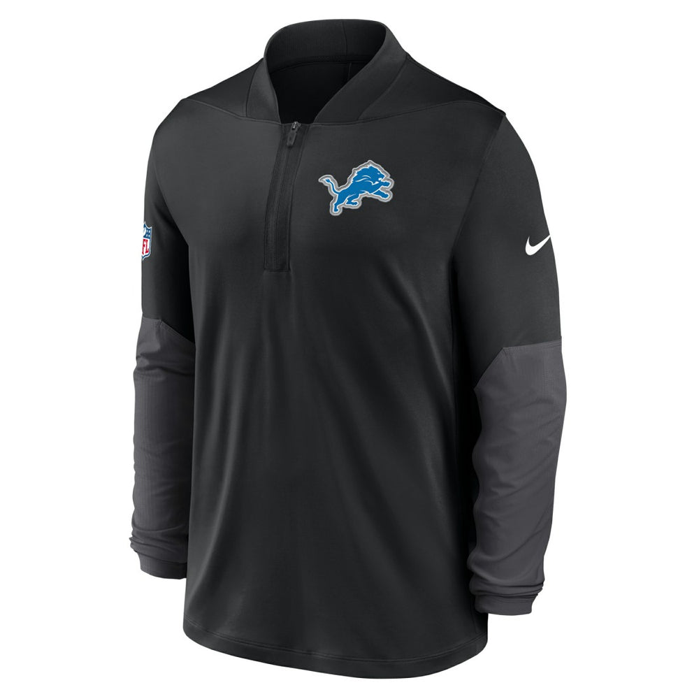 Detroit Lions Sideline Dri-FIT Half-Zip Pullover - Black Pullover