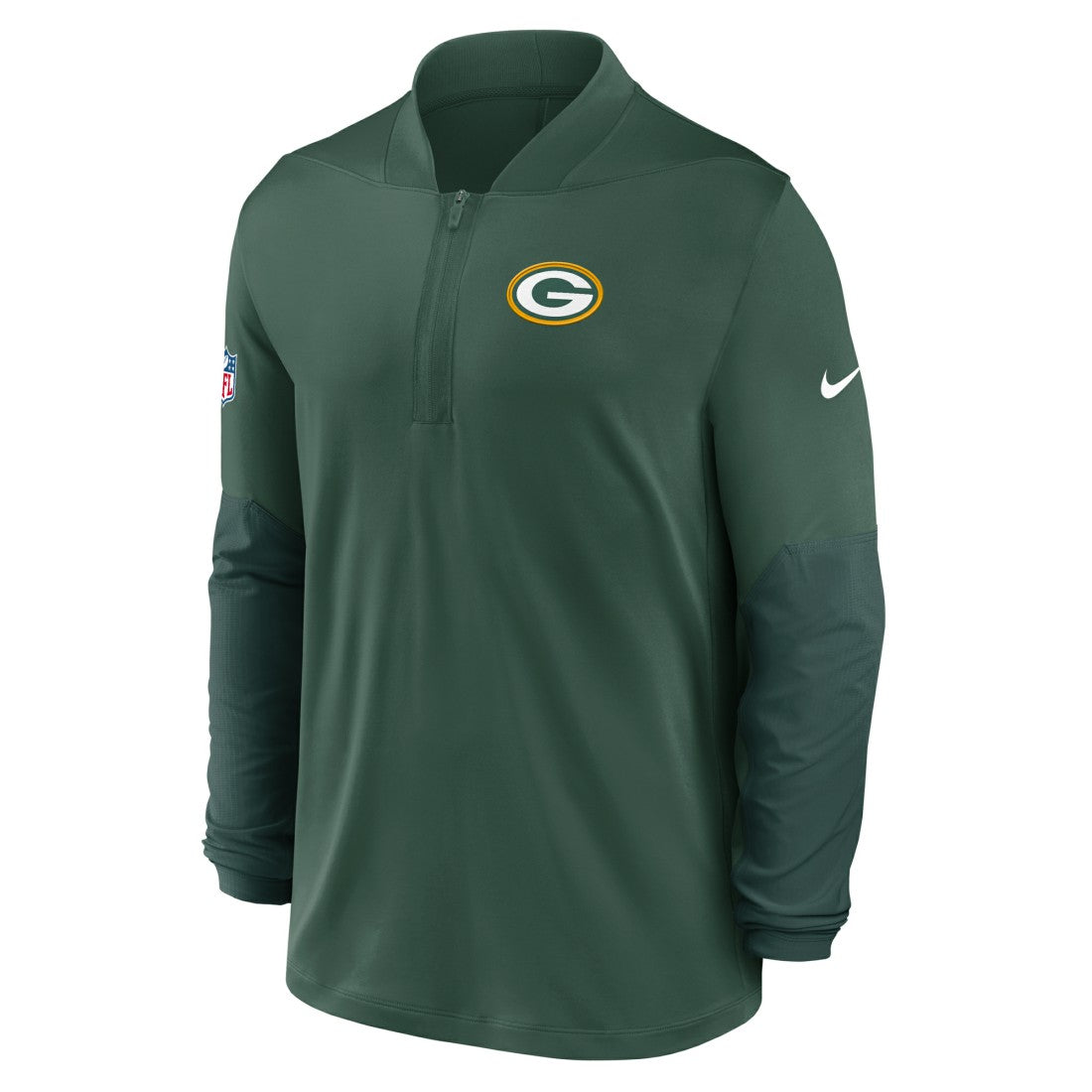 Green Bay Packers Sideline Dri-FIT Half-Zip Pullover - Green Pullover