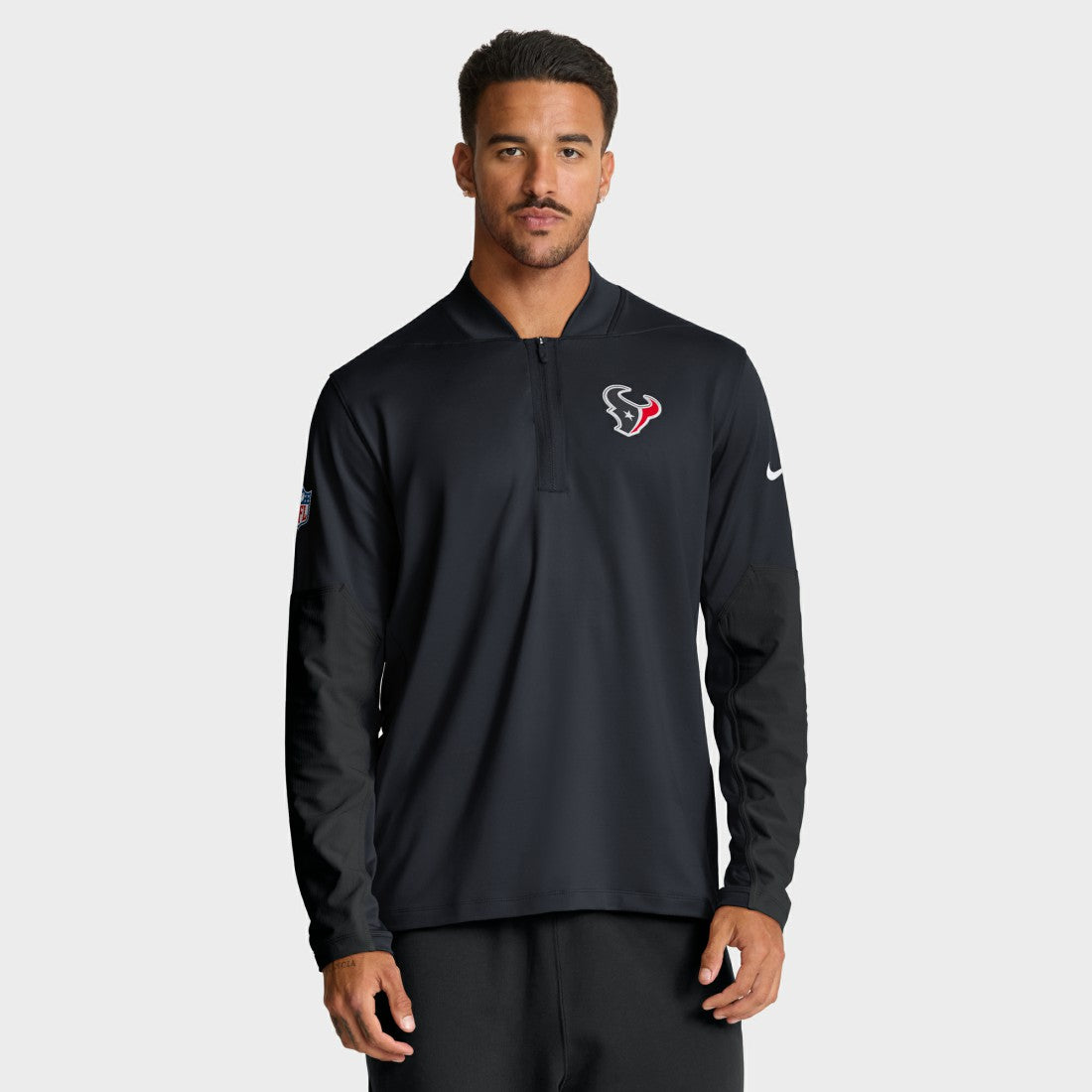 Houston Texans Sideline Dri-FIT Half-Zip Pullover - Navy Pullover