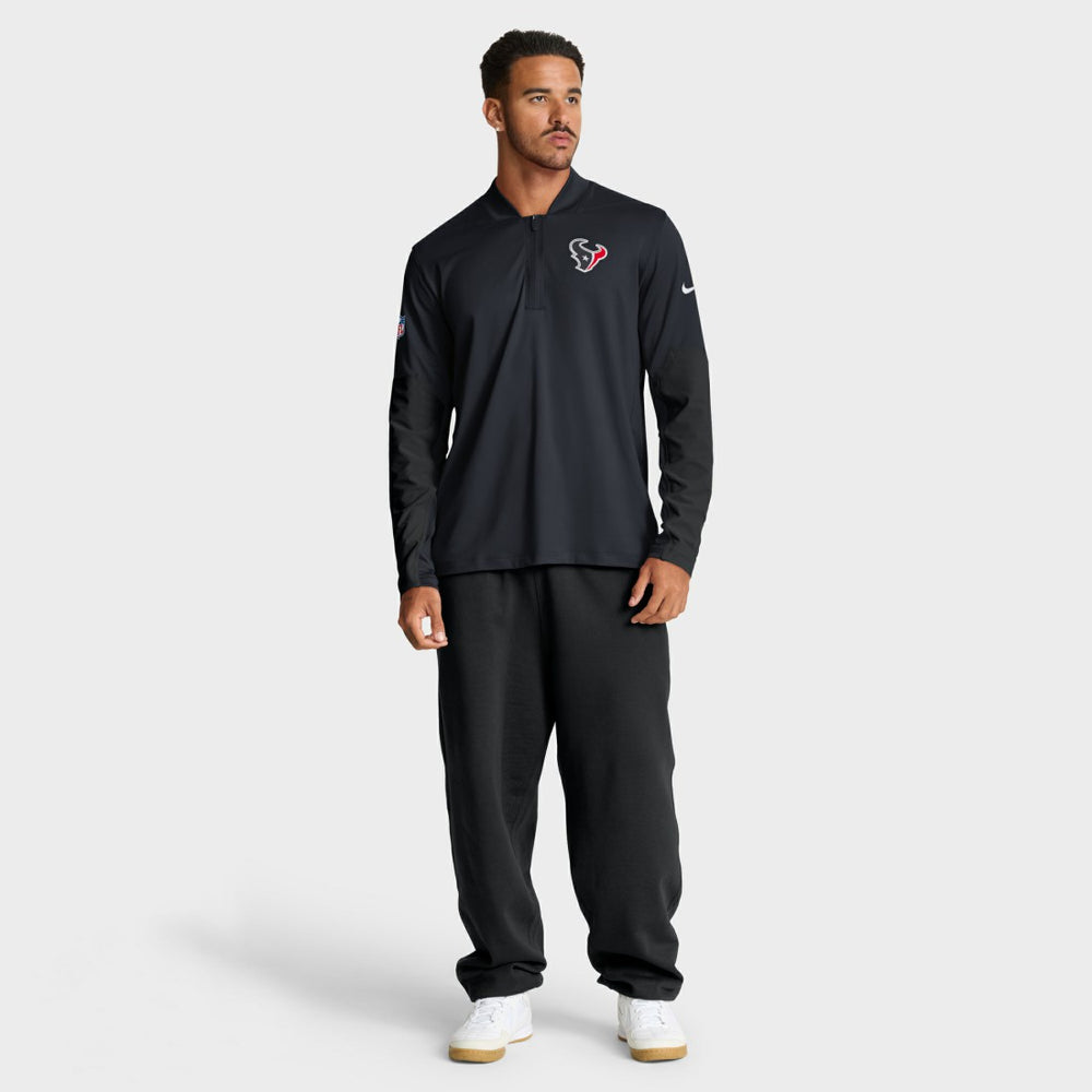 Houston Texans Sideline Dri-FIT Half-Zip Pullover - Navy Pullover