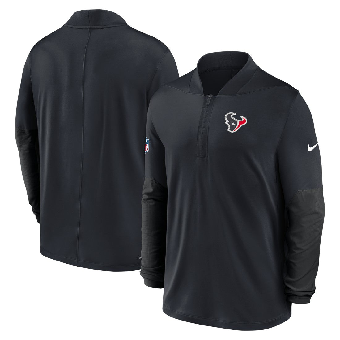 Houston Texans Sideline Dri-FIT Half-Zip Pullover - Navy Pullover