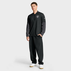 Las Vegas Raiders Sideline Dri-FIT Half-Zip Pullover - Black Pullover