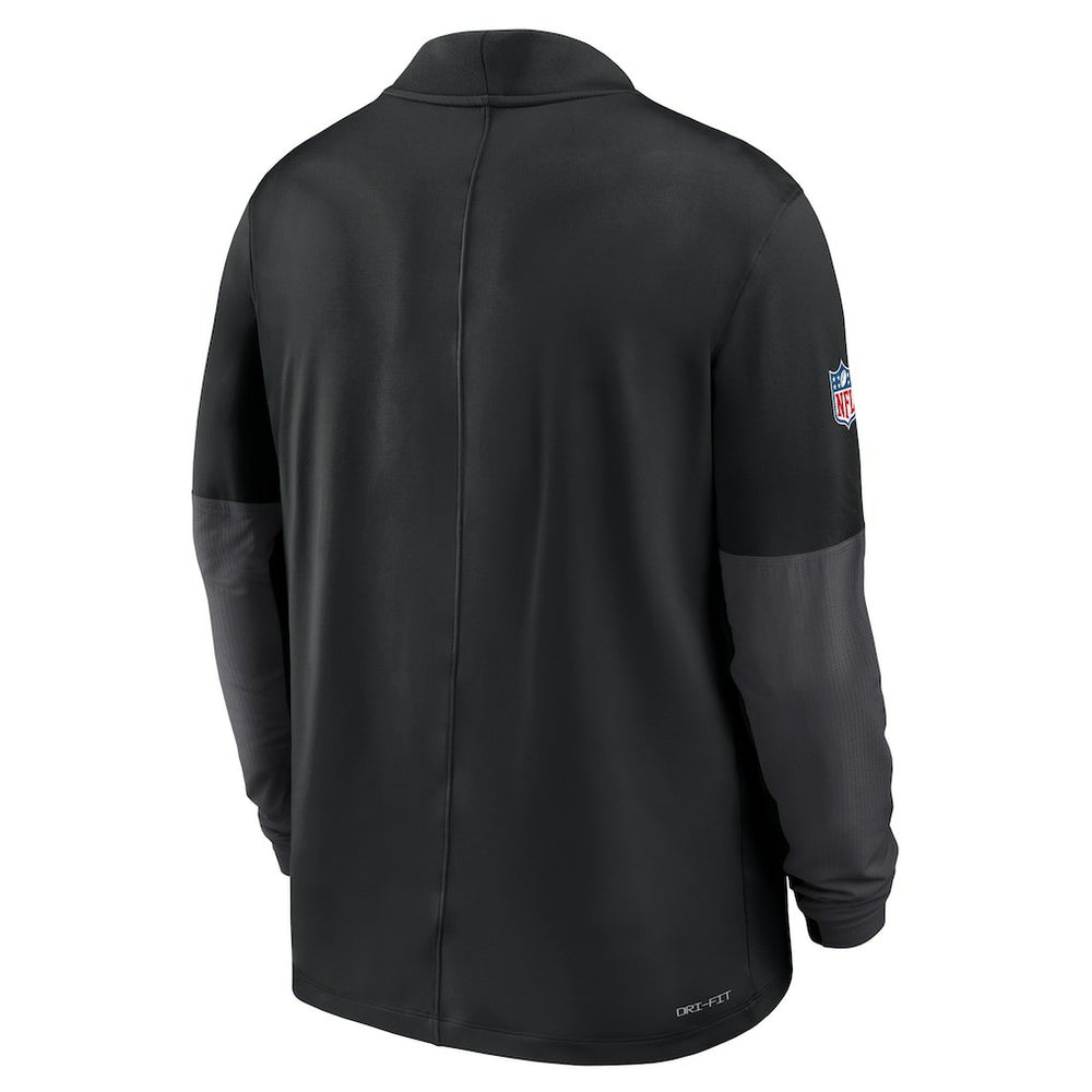 Las Vegas Raiders Sideline Dri-FIT Half-Zip Pullover - Black Pullover