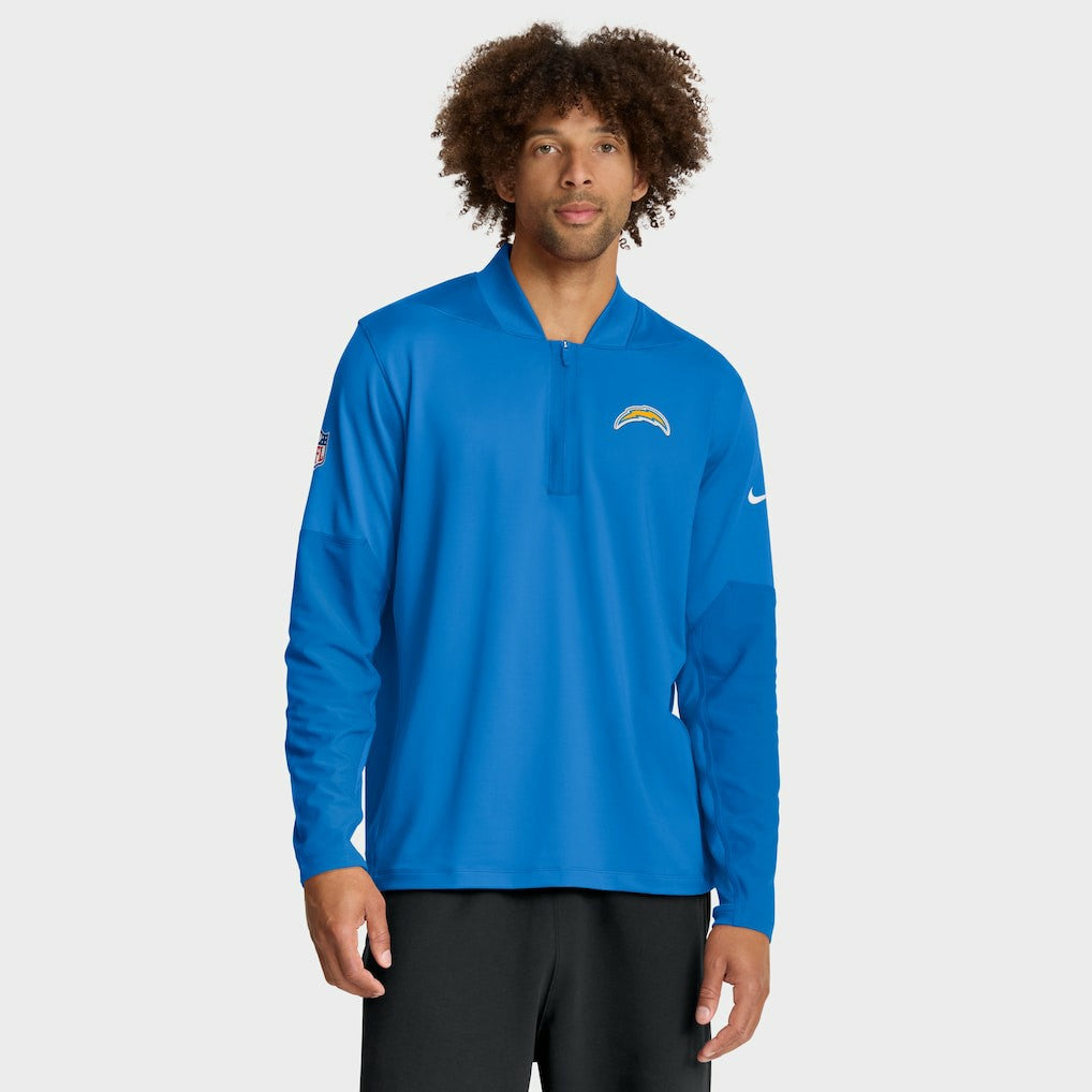 Los Angeles Chargers Sideline Dri-FIT Half-Zip Pullover - Powder Blue Pullover