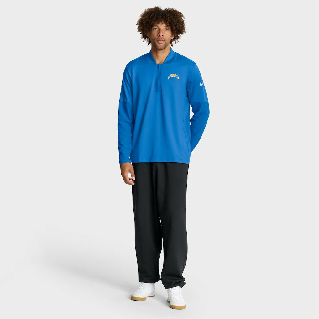 Los Angeles Chargers Sideline Dri-FIT Half-Zip Pullover - Powder Blue Pullover