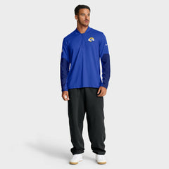 Los Angeles Rams Sideline Dri-FIT Half-Zip Pullover - Royal Pullover