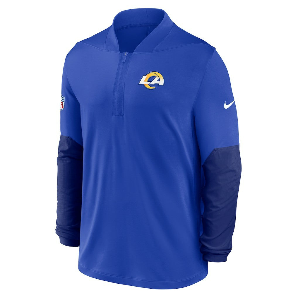 Los Angeles Rams Sideline Dri-FIT Half-Zip Pullover - Royal Pullover