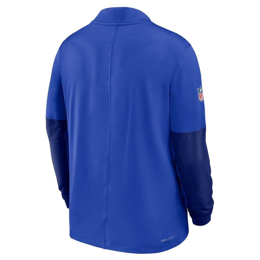 Los Angeles Rams Sideline Dri-FIT Half-Zip Pullover - Royal Pullover