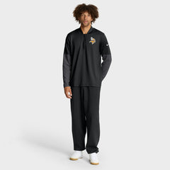 Minnesota Vikings Sideline Dri-FIT Half-Zip Pullover - Black Pullover