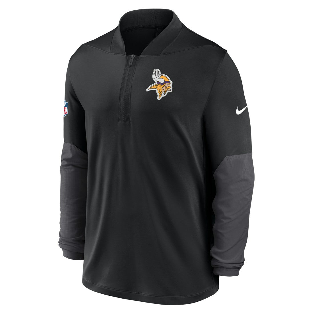 Minnesota Vikings Sideline Dri-FIT Half-Zip Pullover - Black Pullover