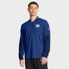 New York Giants Sideline Dri-FIT Half-Zip Pullover - Royal Pullover