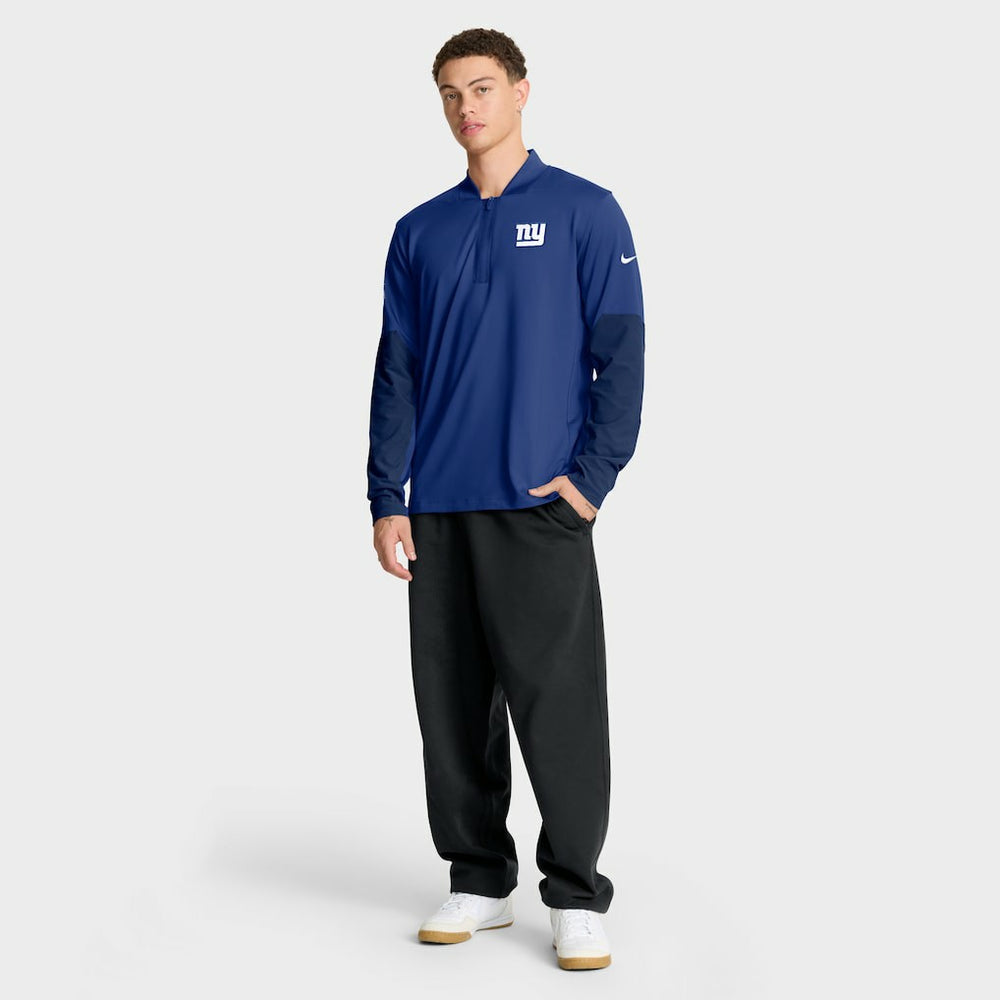 New York Giants Sideline Dri-FIT Half-Zip Pullover - Royal Pullover