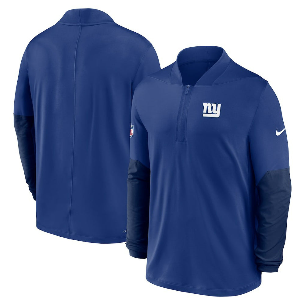 New York Giants Sideline Dri-FIT Half-Zip Pullover - Royal Pullover