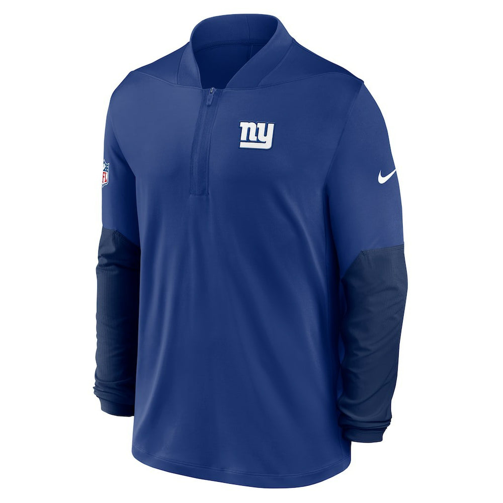 New York Giants Sideline Dri-FIT Half-Zip Pullover - Royal Pullover