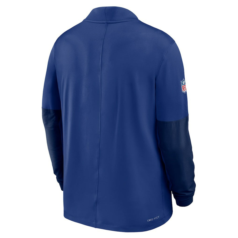 New York Giants Sideline Dri-FIT Half-Zip Pullover - Royal Pullover