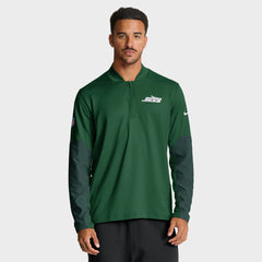 New York Jets Sideline Dri-FIT Half-Zip Pullover - Green Pullover
