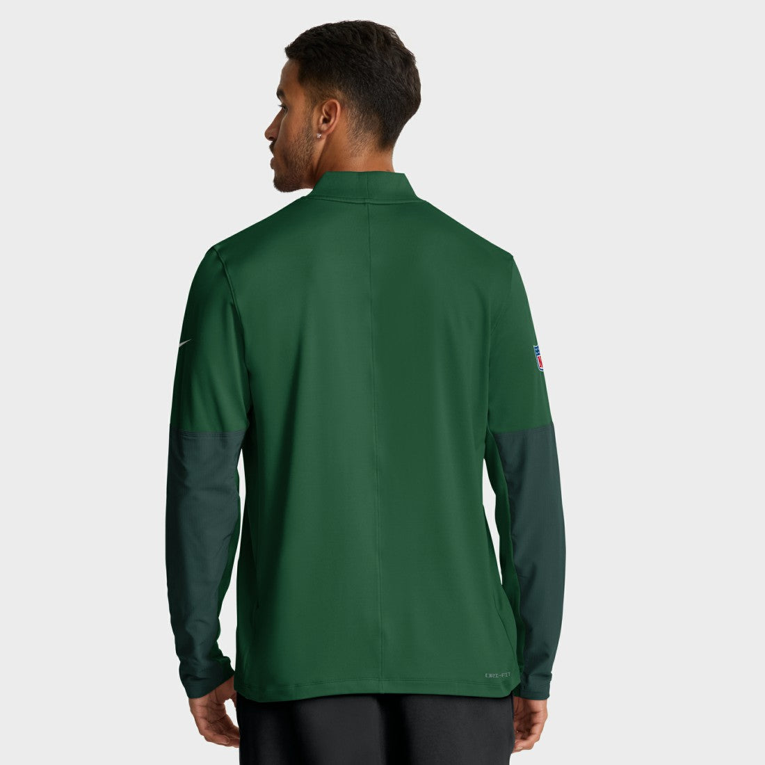 New York Jets Sideline Dri-FIT Half-Zip Pullover - Green Pullover