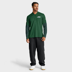 New York Jets Sideline Dri-FIT Half-Zip Pullover - Green Pullover